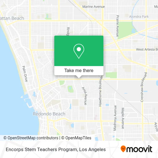 Encorps Stem Teachers Program map
