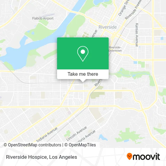 Riverside Hospice map