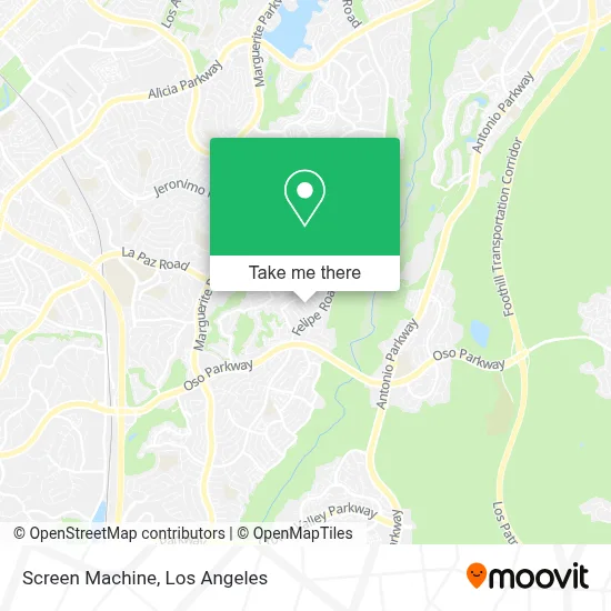 Screen Machine map