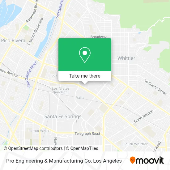 Pro Engineering & Manufacturing Co map