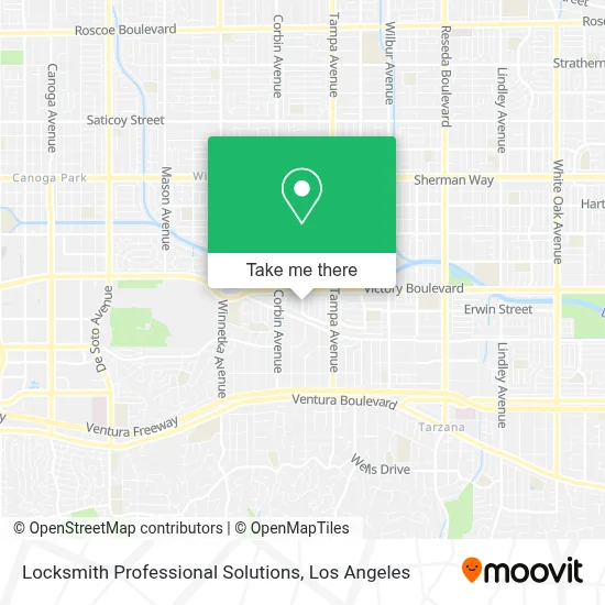 Locksmith Professional Solutions map