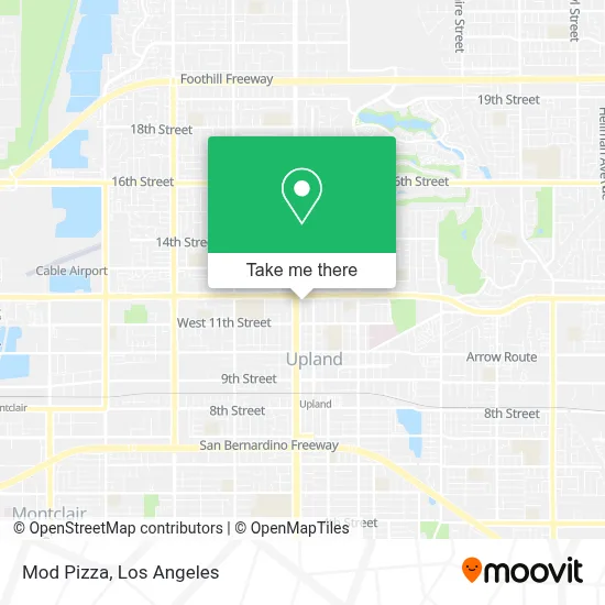 Mod Pizza map
