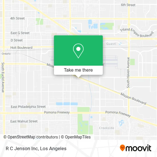 R C Jenson Inc map
