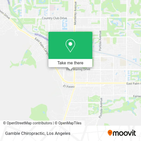 Gamble Chiropractic map