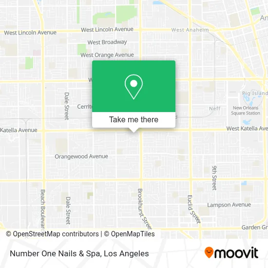 Number One Nails & Spa map