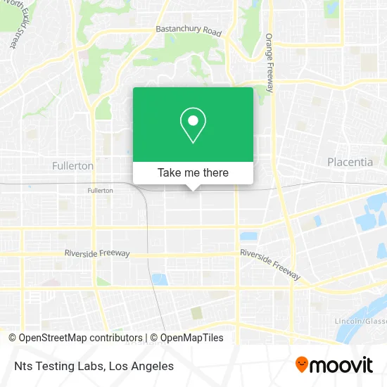 Nts Testing Labs map