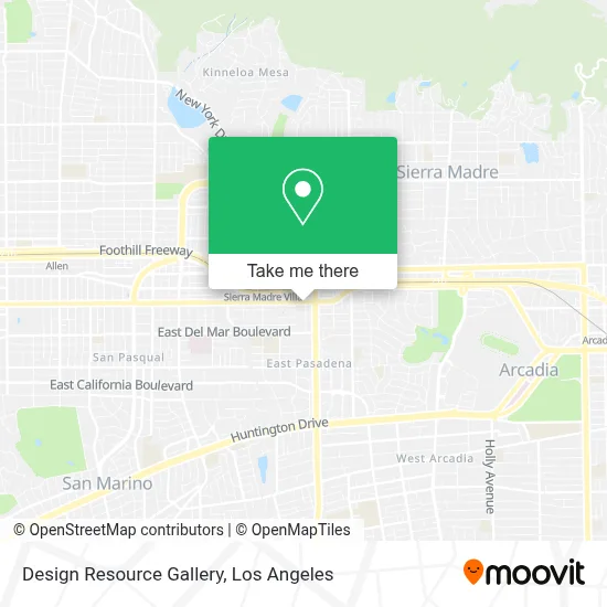 Design Resource Gallery map