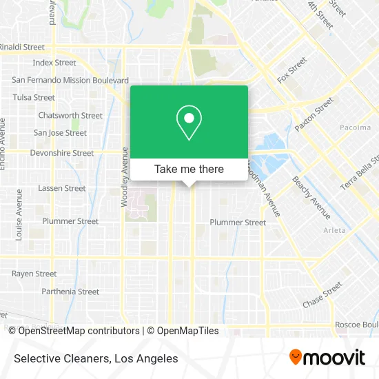 Selective Cleaners map