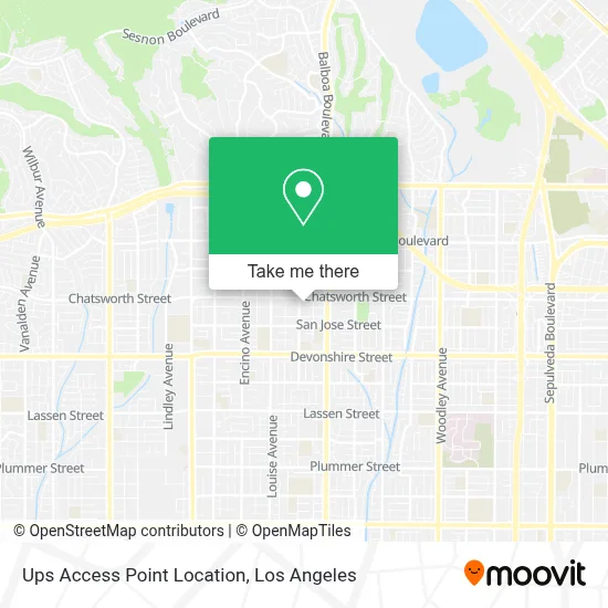 Ups Access Point Location map