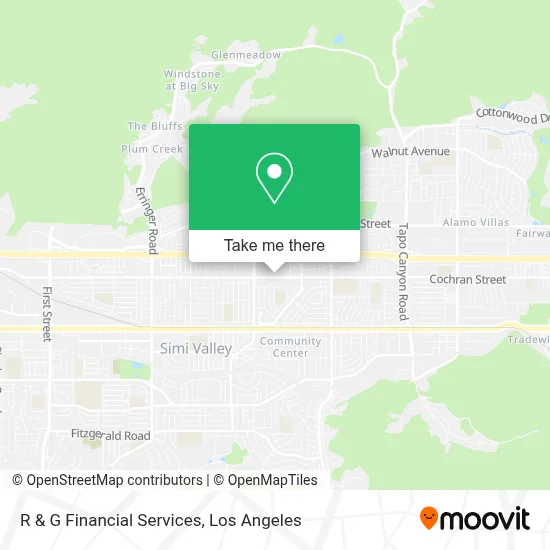 R & G Financial Services map