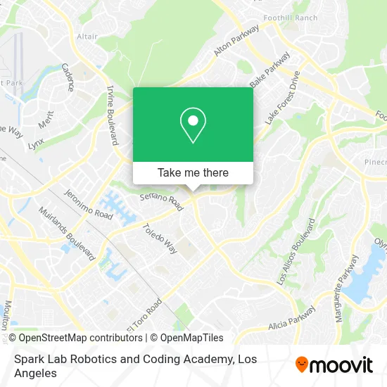Spark Lab Robotics and Coding Academy map