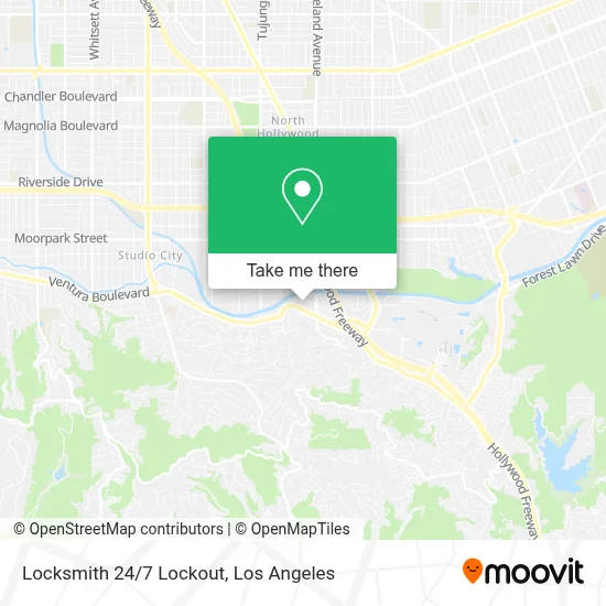 Locksmith 24/7 Lockout map