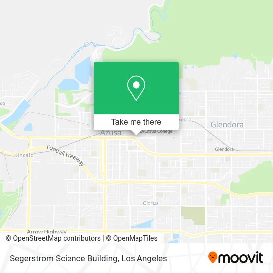 Segerstrom Science Building map