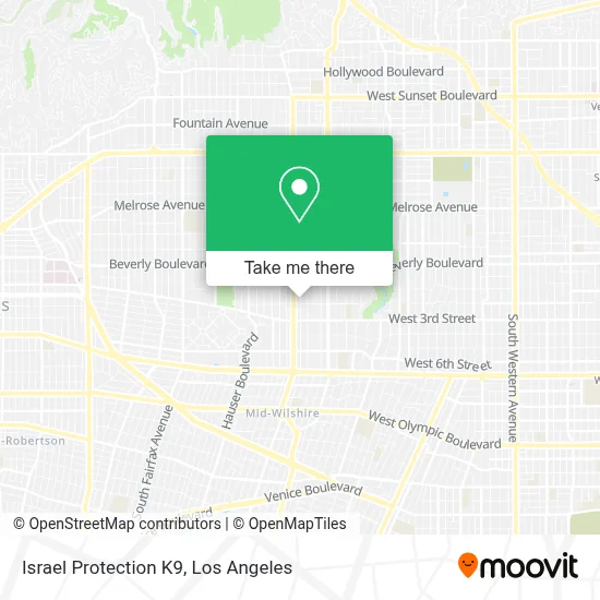 Israel Protection K9 map