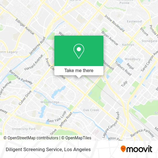 Diligent Screening Service map