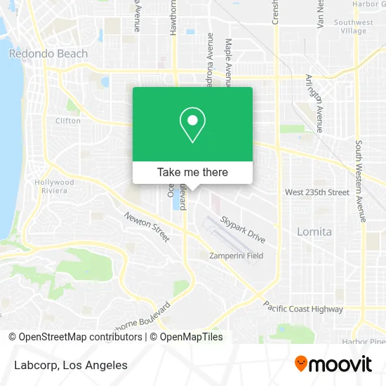 Labcorp map