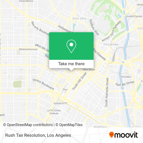 Rush Tax Resolution map