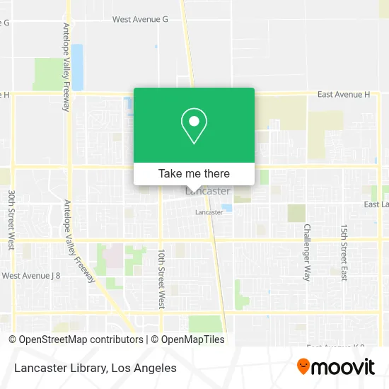 Lancaster Library map