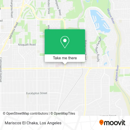 Mariscos El Chaka map