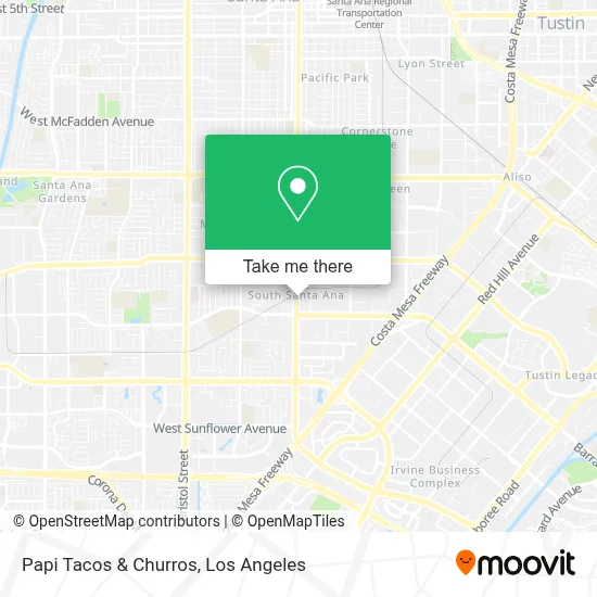 Papi Tacos & Churros map