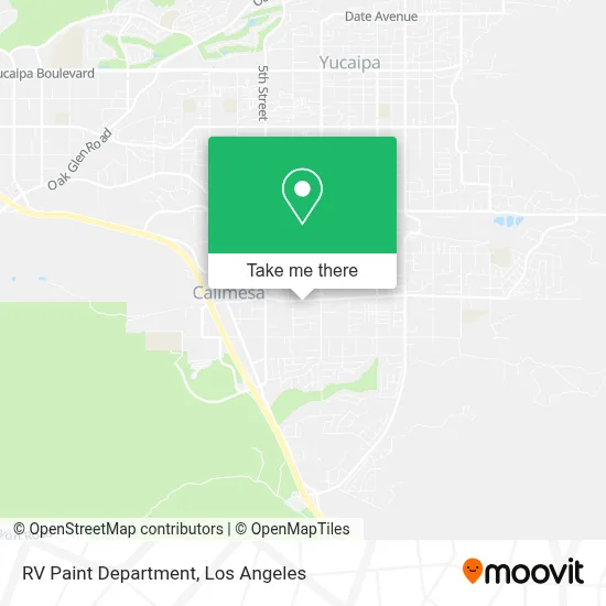 RV Paint Department map