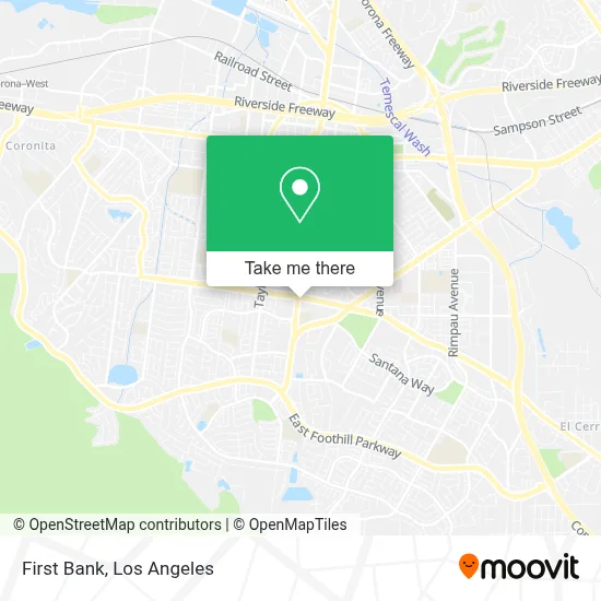 First Bank map