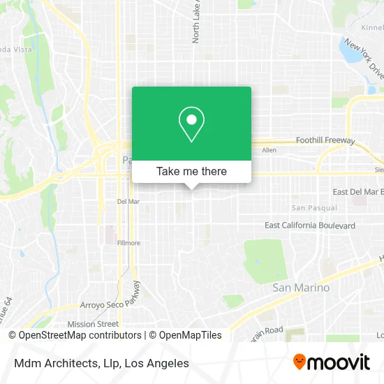 Mdm Architects, Llp map