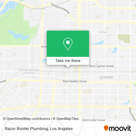 Razor Rooter Plumbing map
