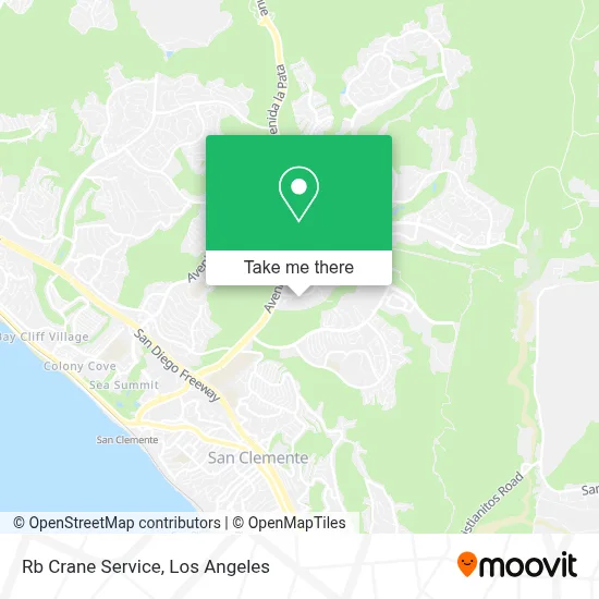 Rb Crane Service map