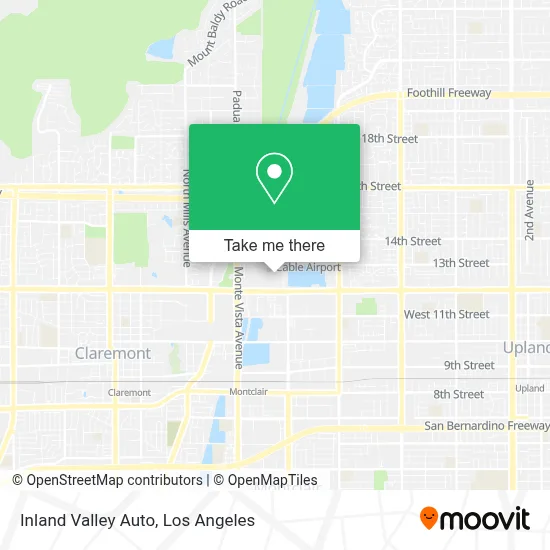Inland Valley Auto map