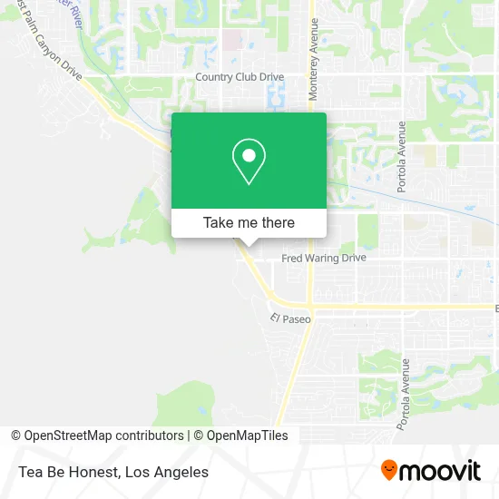 Tea Be Honest map