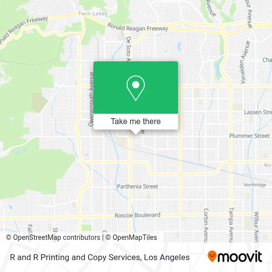 R and R Printing and Copy Services map