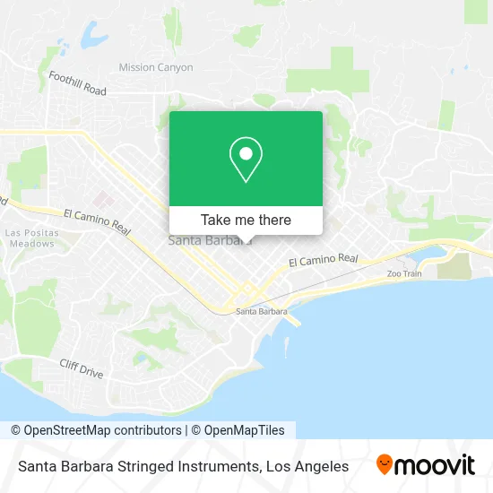 Santa Barbara Stringed Instruments map