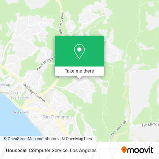 Housecall Computer Service map