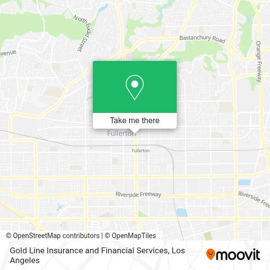 Gold Line Insurance and Financial Services map