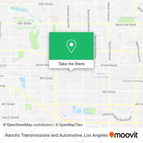 Rancho Transmissions and Automotive map