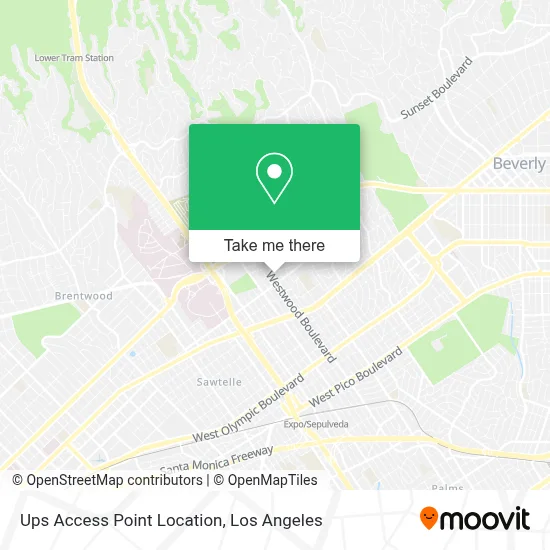 Ups Access Point Location map