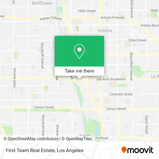 First Team Real Estate map