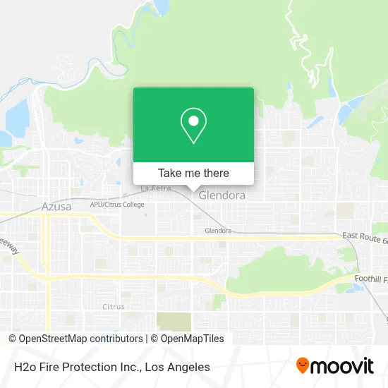 H2o Fire Protection Inc. map