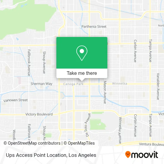 Ups Access Point Location map