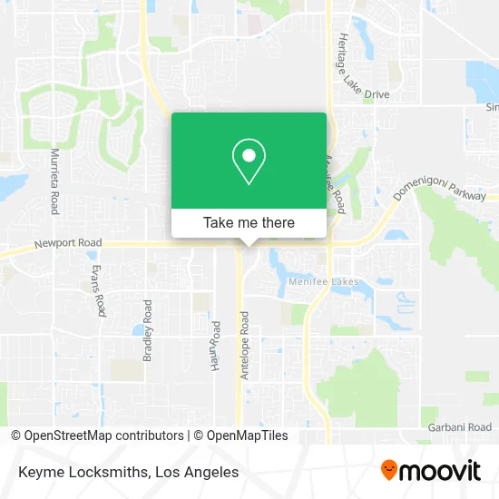 Keyme Locksmiths map