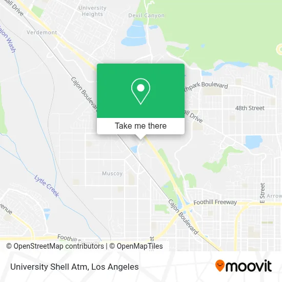 University Shell Atm map