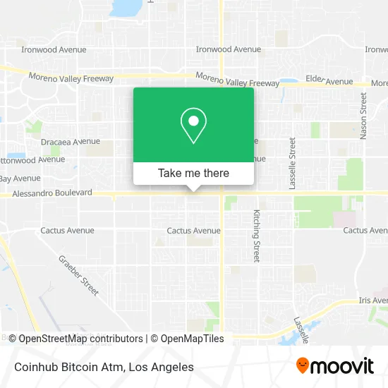 Coinhub Bitcoin Atm map