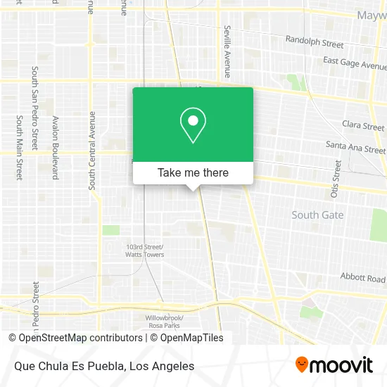 Que Chula Es Puebla map