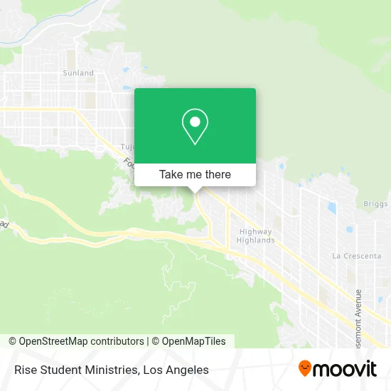 Rise Student Ministries map
