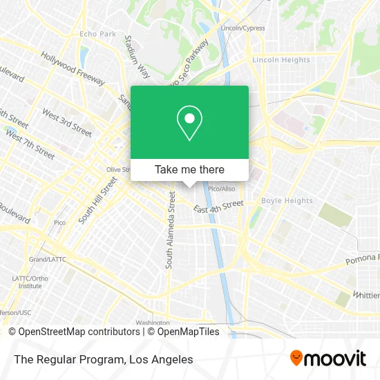 The Regular Program map