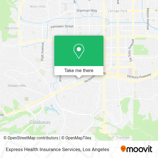 Express Health Insurance Services map