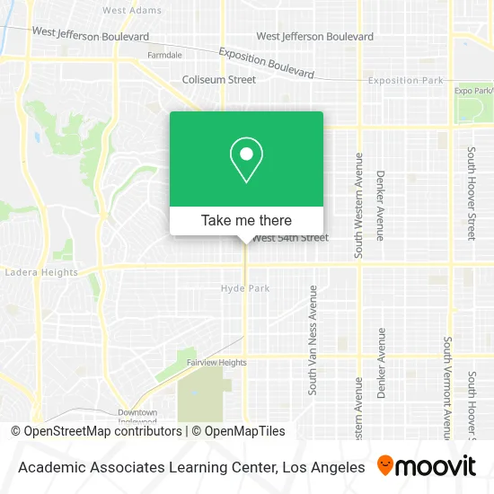 Academic Associates Learning Center map
