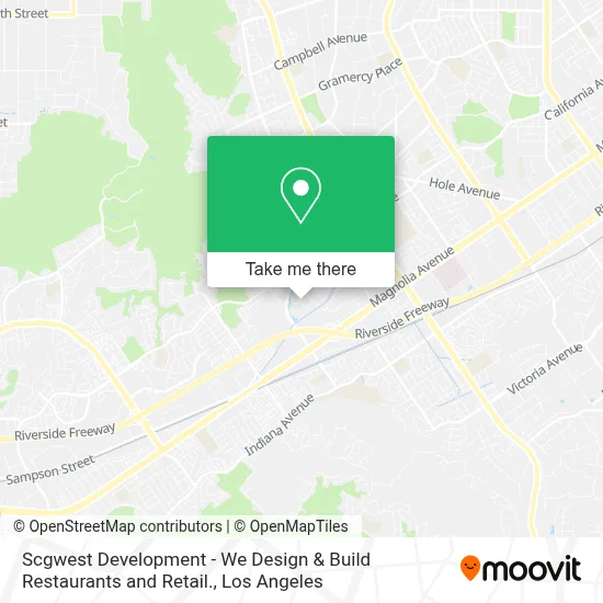Scgwest Development - We Design & Build Restaurants and Retail. map