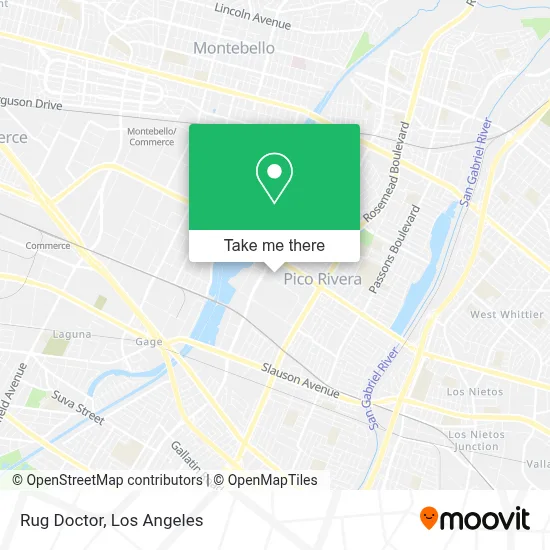Rug Doctor map